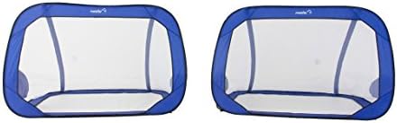 Poray 6x4 Pop up Foldable Portable Soccer Football Nets Blue (Pair in Carry Case)