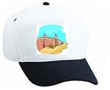 White Cap with international, protection, landmark