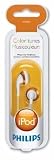 Philips In Ear Orange Headphone For iPod #SHE2646/27 (3-Pack)