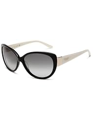 Kate Spade Ladies Soliel Sunglasses,Black and Cream Frame Gray Gradient Lens,one size by Kate Spade