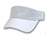 New Solid Adjustable Sports Visor (Comes In Many Different Colors)