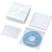 ELECOM CD DVD 不織布ケース(50枚) インデックスカード付き(50枚) CCD-016JK50WH