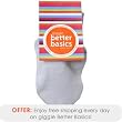giggle Better Basics Baby Mitts, Organic Cotton - Blue