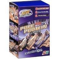 Pure Protein Bar-Worldwide High Protein Bar, 18/1.76oz Chocolate Peanut Butter, Chewy chocolate chip and chocolate deluxe Bars (new Variety pack)