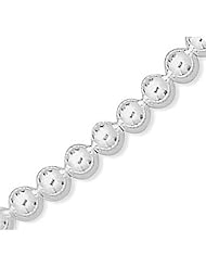 18 Inch 7mm Sterling Silver Bead Necklace