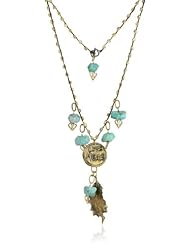 Love Heals Coriv, Yellow Braided Yellow Bronze Beads Necklace