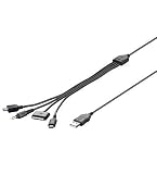 Wentronic USB 4 in 1 Adapterkabel 1m