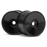 Dish Wheel, Black 88x56mm (2): Hf,savx,savxl by hpi-racing