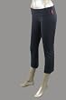 Active Basic Fold Over Cotton Spandex Flare Capris