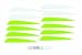 Allen Company Hunter Vane Arrow Repair Kit (4-Inch Vanes and Glue)