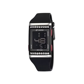 Calypso - K6052/4 - Montre Femme - Quartz Digitale - Chronom�tre - Bracelet Plastique Noir