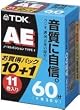 TDK オーディオカセットテープ AE 60分11巻パック [AE-60X11G]
