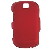 Crystal Hard RED RUBBERIZED Faceplate Cover Sleeve Case for SAMSUNG T359 SM ....