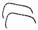 Smittybilt 76880 XRC Black Armor Front Fender, Pair