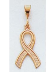 Breast Cancer Awareness Ribbon Charm - K581