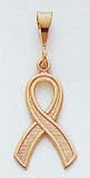 Breast Cancer Awareness Ribbon Charm - K581