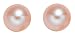 14k Yellow Gold 5.5-6.0mm Pink Freshwater Cultured Pearl Stud Earrings