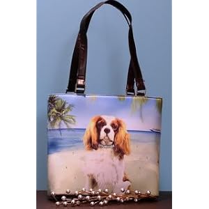King Charles Dog Handbag Purse