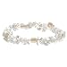 Genuine Freshwater Cultured White Pearl Crystal Stone Chip Bracelet