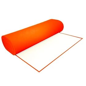 Neon Orange Acrylic Felt With Adhesive 36" Wide x 4 Yard Long