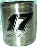 Matt Kenseth Stainless Steel Can Cooler With Pewter Emblem