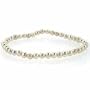Genuine Freshwater Cultured White Pearl 4mm Stretch Bracelet
