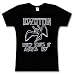Led Zeppelin 1977 American Tour Black Juniors T-shirt Tee