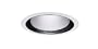 Cooper Lighting P302TW One-Light 6-Inch Recessed Ceiling Light Fixture Kit with White Trim and Black Baffle