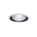 Cooper Lighting P302TW One-Light 6-Inch Recessed Ceiling Light Fixture Kit with White Trim and Black Baffle