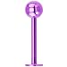 16 Gauge Light Purple Electro Titanium Labret Monroe -3/8"