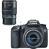 Canon EOS-7D Digital SLR Camera / Lens Kit, with Canon EF-S 18-135mm f/3.5-5.6 IS Auto Focus Lens, and EF 100mm f/2.8L Macro IS USM 1