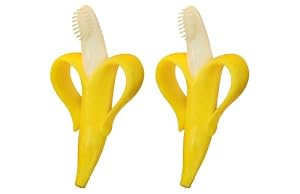 Baby Banana Bendable Training Toothbrush, Infant 2-pk