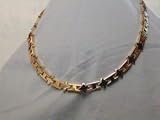 Dual Tone Elegant H-Star Necklace