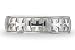 BENCHMARK 14K White Gold 6mm Carved Cross Ring (Sz 4 - 8)