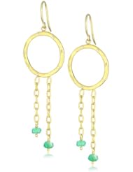 Annie Fensterstock Hula Hoop Earrings