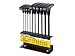 Klein 70152 Inch T-Handle Hex-Key Set with Stand-Standard Shank Length, 10-Piece