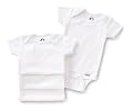 Gerber Brand 4 Pack Organic Onesies, White, 3-6 Months