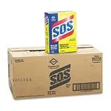 S.O.S Steel Wool Soap Pad, 15/Box, 12 Boxes/Carton CXS88320