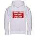I BRAKE FOR MICHAEL JACKSON Adult Zippered Hooded (Hoody Hoodie) Sweatshirt Fleece Jacket (Various Colors Avail)