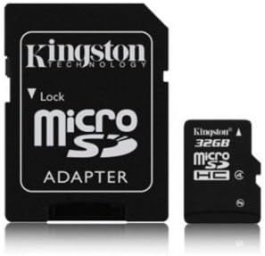 Professional Kingston MicroSDHC 32GB (32 Gigabyte) Card for Nokia E52 Smartphone Phone Phone with custom formatting and Standard SD Adapter. (SDHC Class 4 Certified)