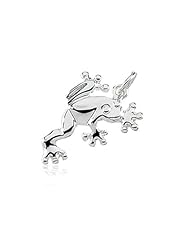 Frog Charm in Sterling Silver