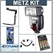 Metz 58 AF-1 Digital Shoe Mount Flash for Olympus & Panasonic Digital SLR's TTL - Deluxe Outfit - with 4 NiMH Batteries, Charger, Flashpoint Flash Diffuser, Flashpoint Quick Flip Flash Bracket, & Off-Camera TTL 3' Coiled Cord