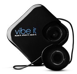 Vibe It: Portable Sound System That Turns Ordinary Objects Into a Speaker; Model VIMB10 Black