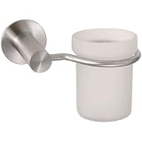 Produkt-Bild: Glas Zahnb&uuml;rstenhalter m Wand halter Metall Zahnb&uuml;rsten