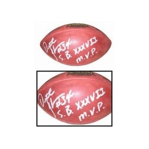 Buy Dexter Jackson Autographed Official Wilson Super Bowl XXXVII Game Football with SB XXXVII MVP...