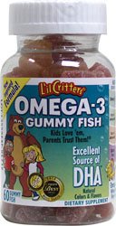 L'il Critters Omega-3, Gummy Fish, 60 ct.