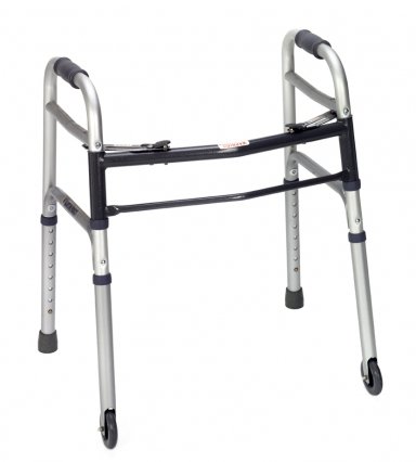 2-Button Junior Folding Walker w/ 5