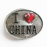 I Love China PRC Belt Buckle