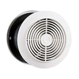Broan Model 512 6 inch Through Wall Utility Fan, 90 CFM, 3.5 Sones