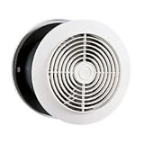 Broan Model 512 6-Inch Through Wall Utility Fan, 90 CFM, 3.5 Sones